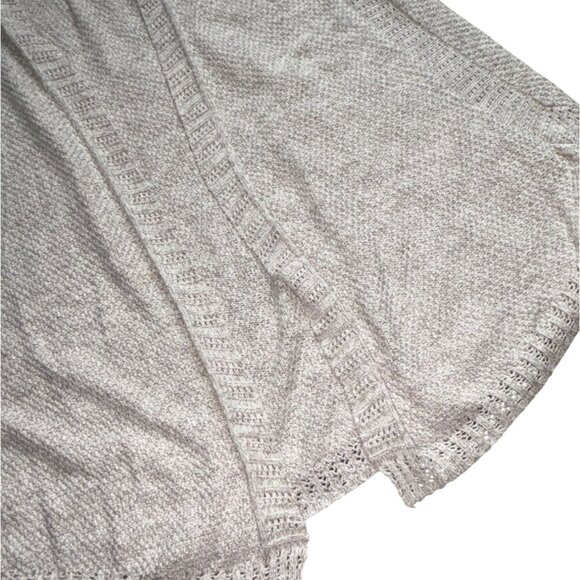 Westport Womens Cuffed Sleeve Open Front Cardigan-Oatmeal-XL-NWT - Picture 2 of 8